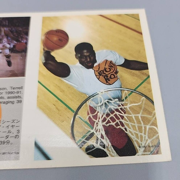 1991 Front Row Uncut Promo Strip Draft Pics Johnson Anthony Brandon Teheran - Picture 10 of 15
